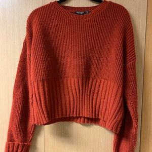 NastyGal Red/Orange Sweater